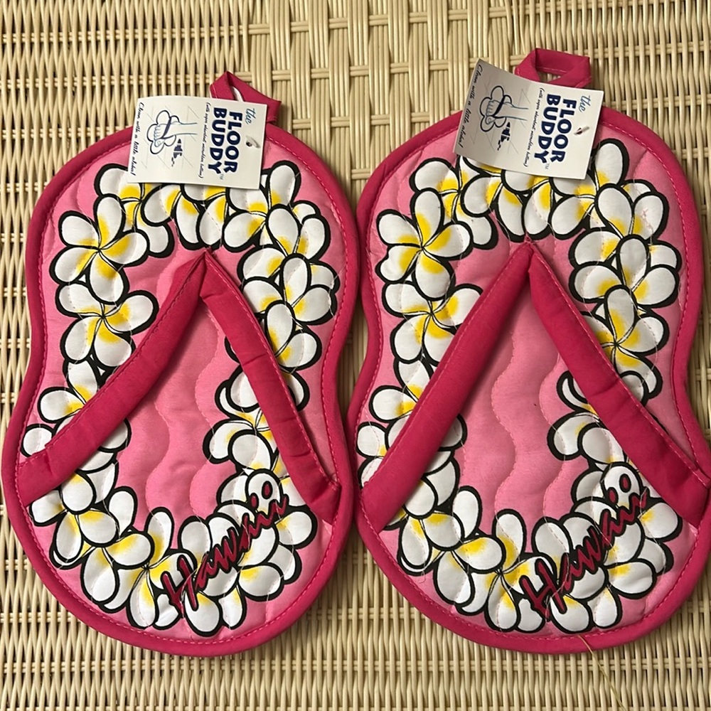 Floor Buddy Foot Mop From Hawaii! Flip Flop! Hard to find!